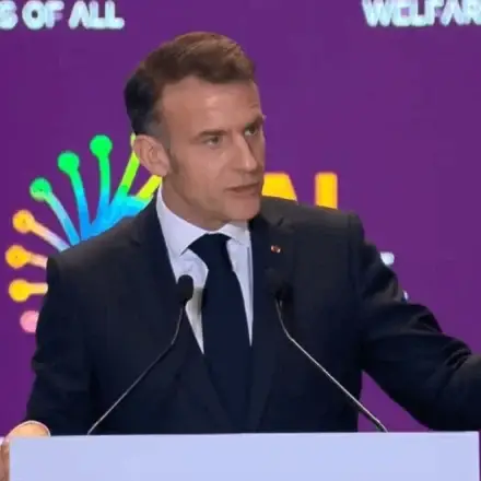Emmanuel-Macron-at-Delhi-AI-Summit-2026