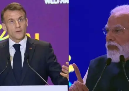 Emmanuel Macron urges PM Modi to ban social media for under-15s at India AI Summit
