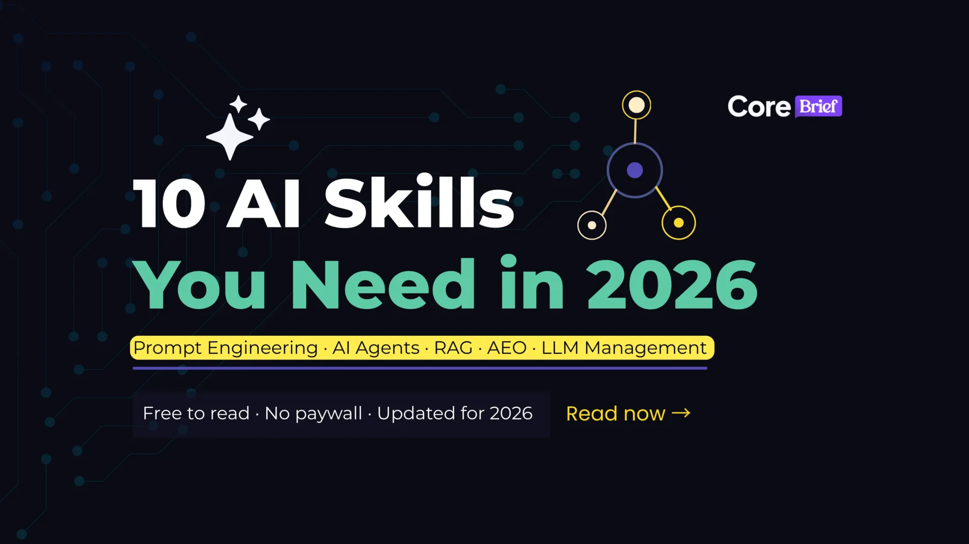 10 AI Skills You Need in 2026 including Prompt Engineering, AI Agents, RAG, AEO, GEO and LLM Management