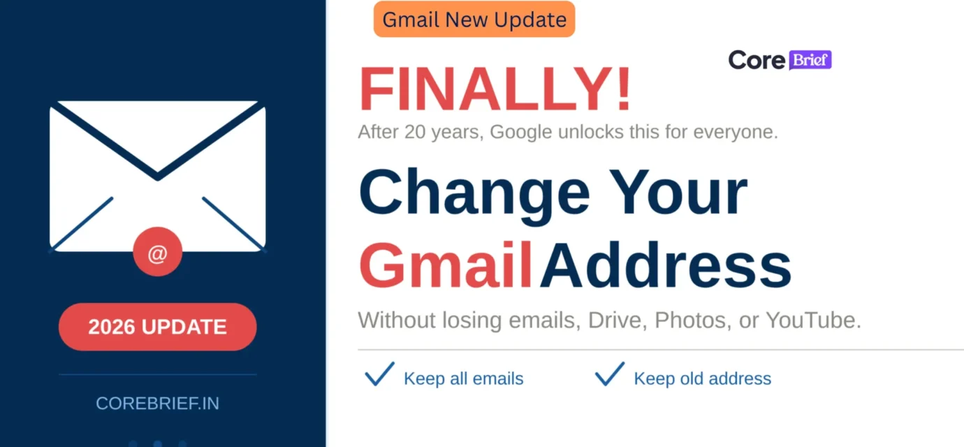 change Gmail address